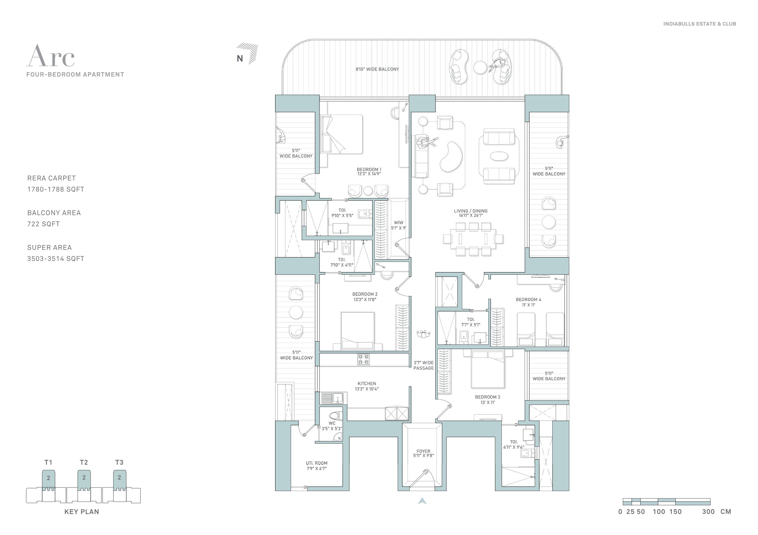 APEX- 4BHK